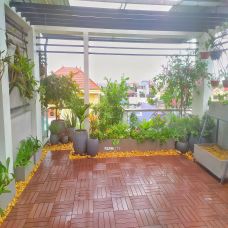 Cải tạo khu vườn sân thượng cho cô khách ở Thái Nguyên